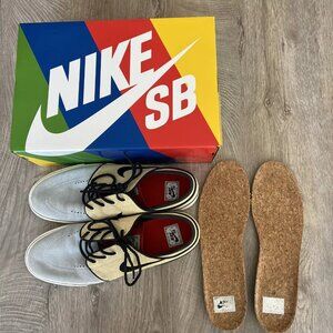 Nike SB Zoom Stefan Janoski OG+ Men's Size 12 Alabaster Skate Shoes DV5475-700
